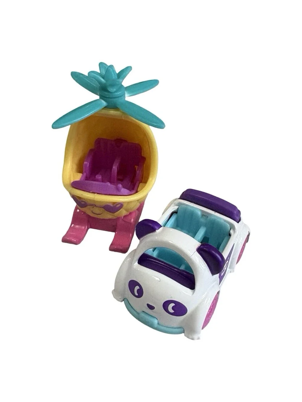Lot of 2 My Little Pony Cars Toy Vehicles Collectible